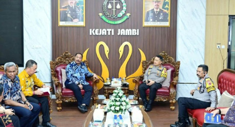 Kapolda Jambi Kunjungi Kejati, Perkuat Sinergitas Penegakan Hukum Antarinstansi